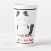 Tasse Latte Chat Motivant (Devant)