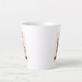 Tasse Latte Chat noir en Teacup (Devant)