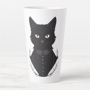 Tasse Latte Chat noir enchanté de Salem