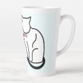 Tasse Latte Chat noir et blanc (Droite)