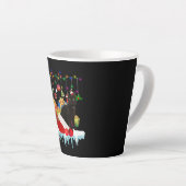 Tasse Latte Chat Noir Présent De Mon Noël (Angle droit)