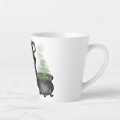 Tasse Latte Chat noir sorcière | Vibes sorcières (Droite)
