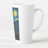 Tasse Latte Chat noir Starry Nuit Van Gogh Chat Selfie (Droite)