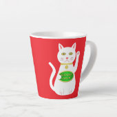 Tasse Latte Chat Oriental Lucky (Angle droit)