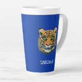 Tasse Latte Chat Sauvage (Angle droit)