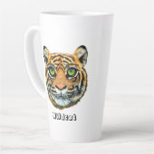 Tasse Latte Chat sauvage (Angle gauche)