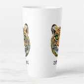 Tasse Latte Chat sauvage (Devant)