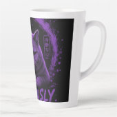 Tasse Latte Chat Sérieusement (Droite)