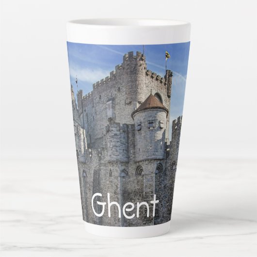 Tasse Latte Château des Comtes de Gand (Devant)