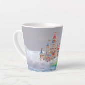 Tasse Latte Château magique dans les vagues (Angle gauche)