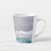 Tasse Latte Château magique dans les vagues (Droite)
