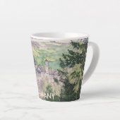 Tasse Latte Château Retro Neuschwanstein en Allemagne (Angle droit)