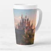 Tasse Latte Château Sunset (Angle droit)