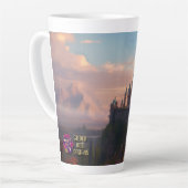 Tasse Latte Château Sunset (Angle gauche)