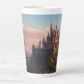 Tasse Latte Château Sunset (Devant)