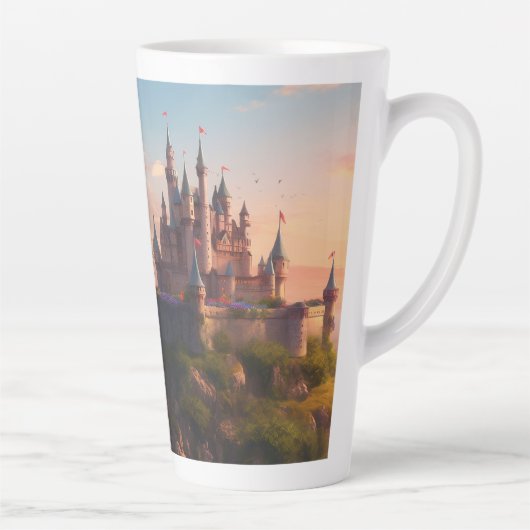 Tasse Latte Château Sunset (Droite)