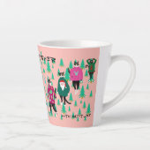 Tasse Latte Chats amusants dans de mauvais pulls de Noël (Droite)