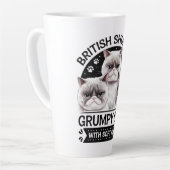 Tasse Latte Chats croustillants britanniques (Angle gauche)