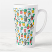 Tasse Latte Chats dans les pots à fleurs (Droite)