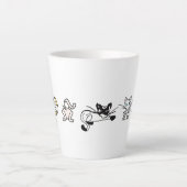 Tasse Latte Chats élémentaires (Devant)
