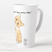 Tasse Latte chats mignons (Angle droit)