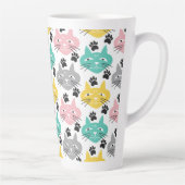 Tasse Latte Chats pastel (Droite)