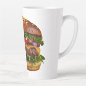 Tasse Latte ChaussureHabille hamburger empilé thic (Droite)