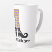 Tasse Latte Chaussures uniques colorées Halloween jolie sorciè (Angle droit)