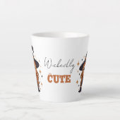 Tasse Latte Chauve sorcière d'Halloween | Éffrayant adorable (Devant)