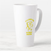 Tasse Latte Cheese thing funny cheese pun jokes (Angle droit)