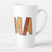 Tasse Latte Cheetah Print Leopard Maman (Droite)
