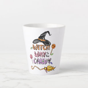 Tasse Latte Chemin de sorcière vers le bonbon