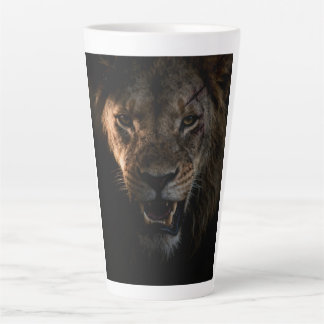 Tasse Latte chemise avec un lion