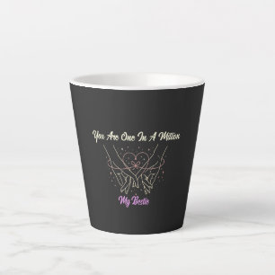 Tasse Latte Chemise de la journée des meilleurs amis : Petit d