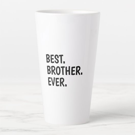 Tasse Latte Chemise Ever Meilleur Frère, Frères (Devant)