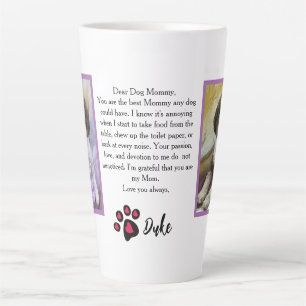 Tasse Latte Cher Papa ou Maman Lettre d'amour de compagnie pho