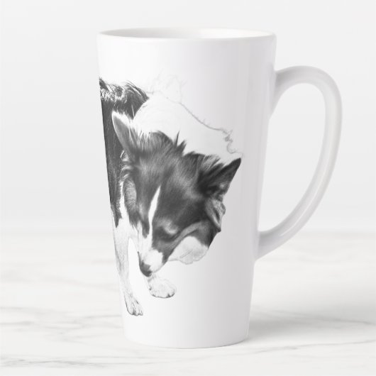 Tasse Latte Chercheur de feuille congelée (Droite)