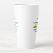 Tasse Latte Chère Maman, Merci D'Avoir Mis Un Brat Gaché (Devant)