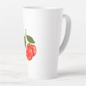Tasse Latte Cherries (Angle droit)