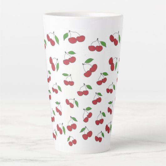 Tasse Latte Cherry sauvage (Devant)