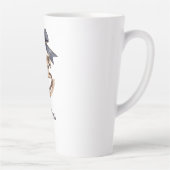 Tasse Latte Cheval à bascule Noël arc bleu (Droite)