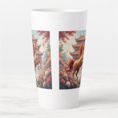 Tasse Latte Cheval année de Chine  (Devant)