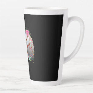 Tasse Latte Cheval Art La douceur de l'oeil d'un cheval