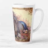 Tasse Latte Cheval beau (Droite)
