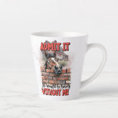 Tasse Latte Cheval de dessin animé (Droite)