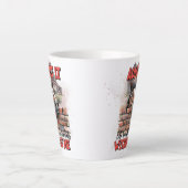 Tasse Latte Cheval de dessin animé (Devant)