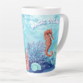 Tasse Latte Cheval de mer (Angle droit)