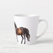 Tasse Latte Cheval du Sud-Ouest Brun (Droite)