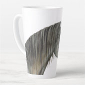 Tasse Latte Cheval Gris (Angle gauche)