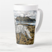 Tasse Latte Cheval Islandais Charismatique (Angle droit)